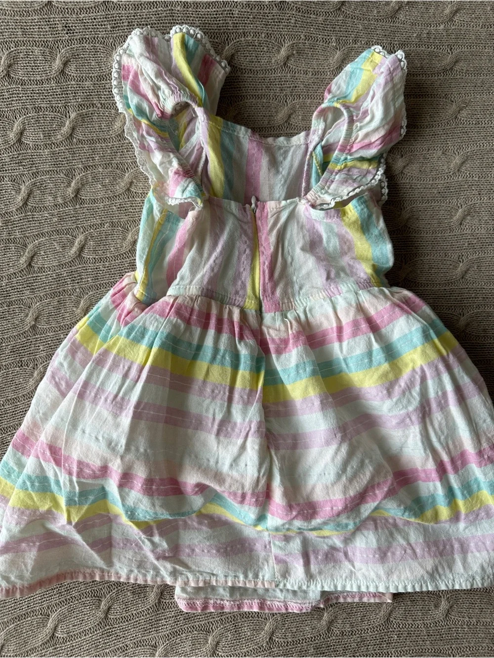 EUC Carter’s Baby Girl 2pc Dress Bundle, Pastel Plaid, 2T